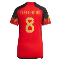 Belgia Youri Tielemans #8 Hjemmedrakt Dame VM 2022 Kortermet